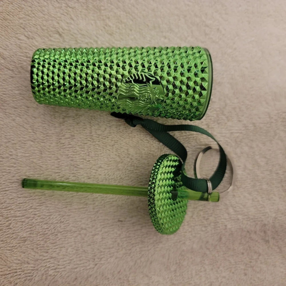Starbucks 2023 Cold Cup Ornament Key Chain‎ Green